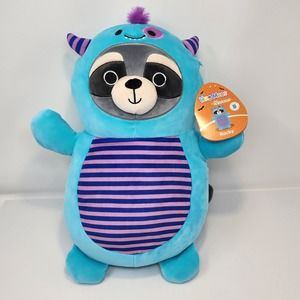 Hug Mees Squishmallows Rocky the Raccoon Monster 14" Plush Halloween Costume New